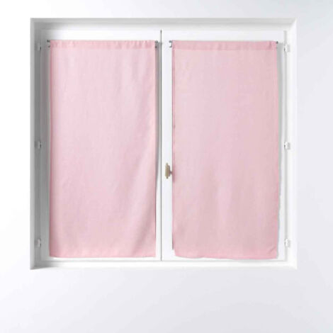 Paire de Voilages "Soane" 60x120cm Rose