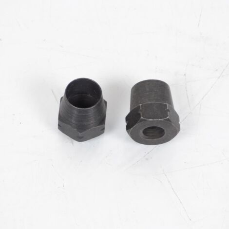 Paire d'écrous de rétroviseur diamètre 8mm au pas 125 pour moto