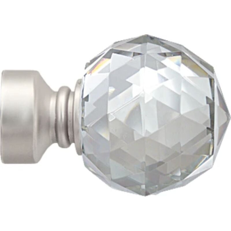 Embout 'Crystal' pour barre ø 28 mm
