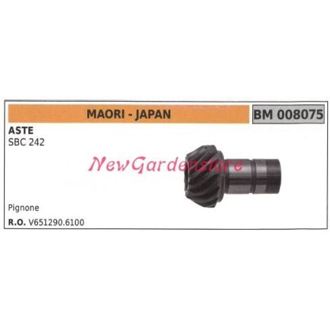 Paire d'engrenages coniques pour débroussailleuse MAORI pignon 008075