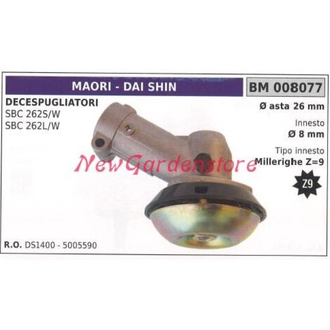 Paire d'engrenages coniques pour débroussailleuse MAORI SBC 262S/W 262L/W 008077
