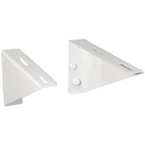 Paire d'étagères fixes pour lavabo EASY série Idral 15100  Blanc