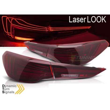 Paire feux arriere BMW Serie 4 G22/G23 20-24 FULL LED Dyn Look Laser Rouge