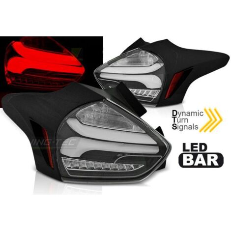 Paire feux arriere Ford Focus 3 15-18 FULL LED Noir
