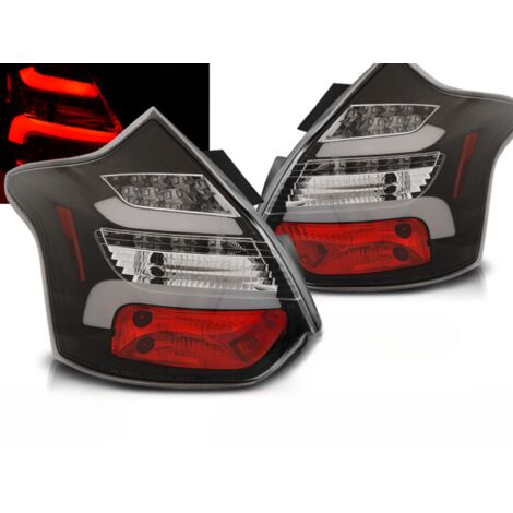 Paire feux arriere Ford Focus 3 de 2011 a 2014 LED BAR noir-27335927