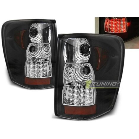 Paire feux arriere Jeep Grand Cherokee 99-05 LED noir