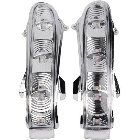Paire Feux de Clignotant LED de Rétroviseur Lentille Claire pour Mercedes Benz W215 CL215 W220 99-03