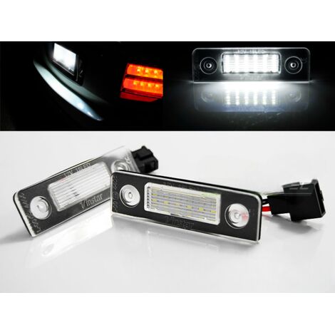 Paire feux de plaque Skoda Octavia/Roomster Led-41074384
