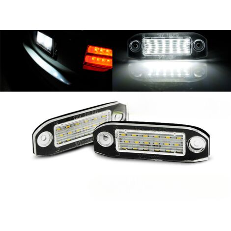 Paire feux de plaque Volvo S40/V50/S60/V70/S80/XC60/XC70/XC90 LED-41077418