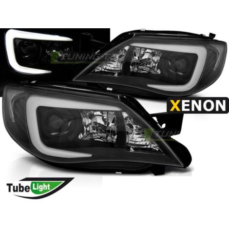 Paire Feux Phares Subaru Impreza GH 2007 a 2012 Daylight Xenon noir-27361832
