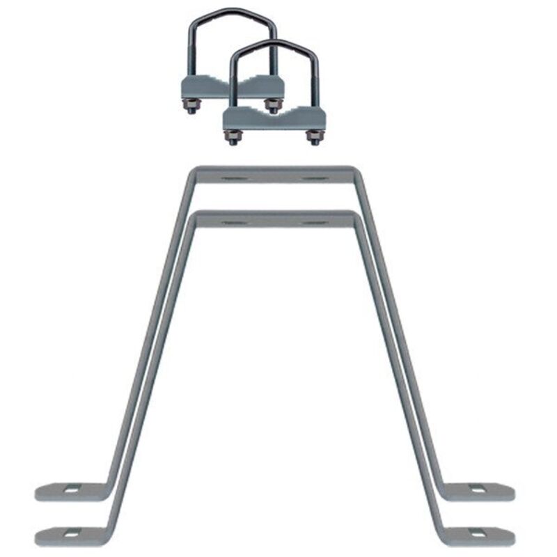 Servimat - Paire fixations murales en m deport 40cm sans contre plaque FRG7040