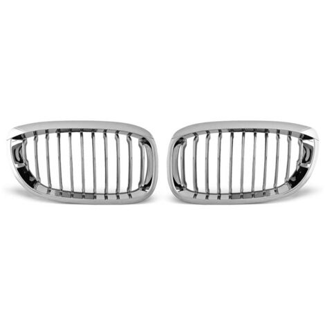 Paire grilles calandre BMW serie 3 E46 coupe cab de 04/2003 a 2006 Chrome-27318064