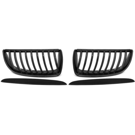 Paire grilles calandre BMW serie 3 E90/E91 de 03/2005 a 08/2008 Noir brillant-27318057