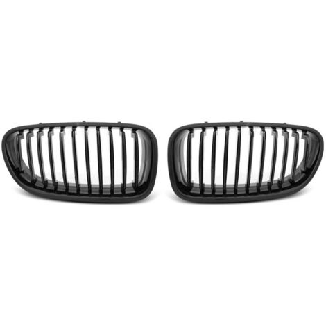 Paire grilles calandre BMW serie 5 F10/F11 de 2010 a 2016 Noir brillant-27318093