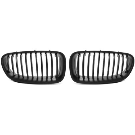 Paire grilles de calandre BMW serie 5 F10 / F11 de 2010 a 2016 Noir matt-27318092