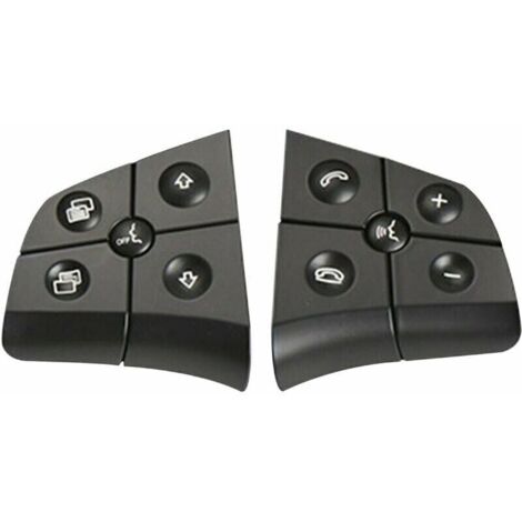 Paire pour mercedes-benz classe ML W164 interrupteur au volant classe B W245 interrupteur multifonction R bouton noir 5 boutons