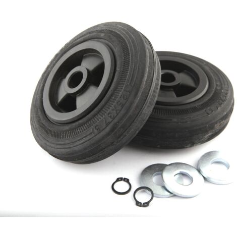 Paire roues fixes ø126x45mm pour vidangeur aspiration HU 0139 - SA 0139 - CLAS Equipements