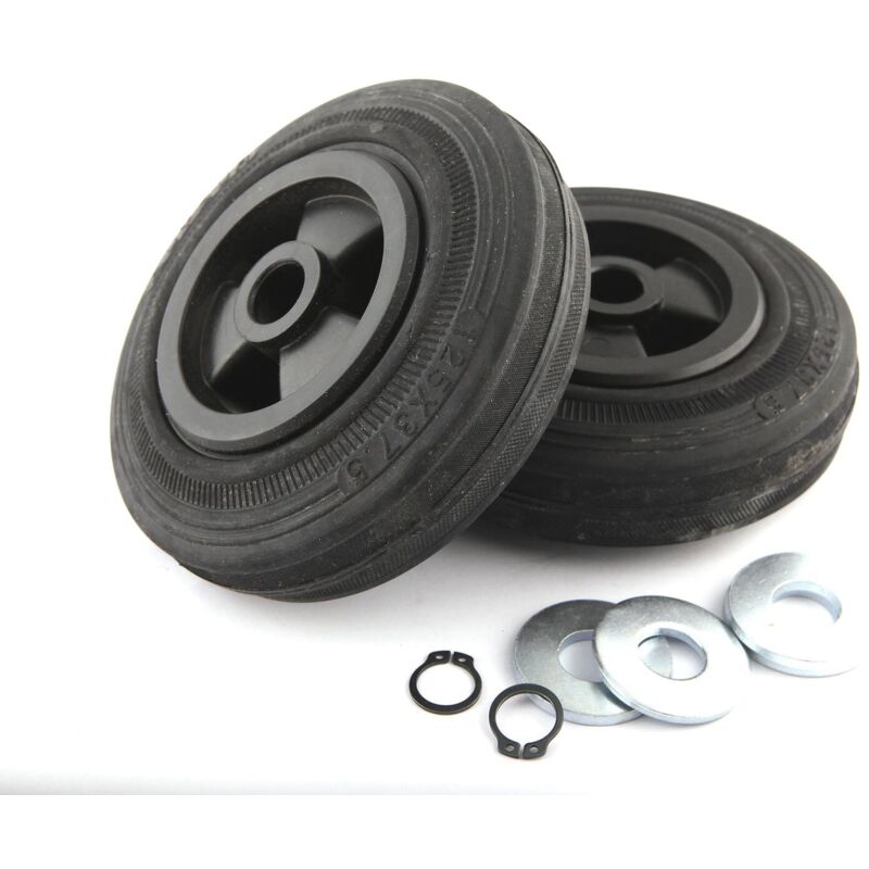 Clas - Paire roues fixes ø126x45mm pour vidangeur aspiration hu 0139 - sa 0139 Equipements