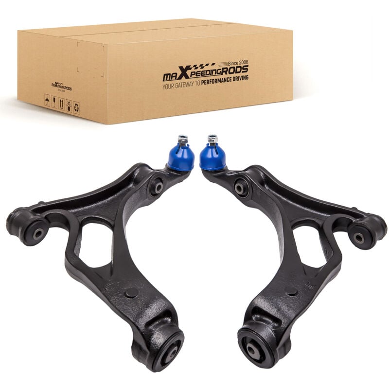 Maxpeedingrods - Paire Triangles Avant Gauche Droite Bas De Suspension for Vw Touareg 2002-2010