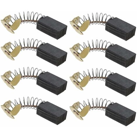 Paires de balais de charbon pour moteur CB103 - 6 x 10 x 15 mm - Compatible avec les outils électriques HM0810 181030，Irisfr（8pcs）