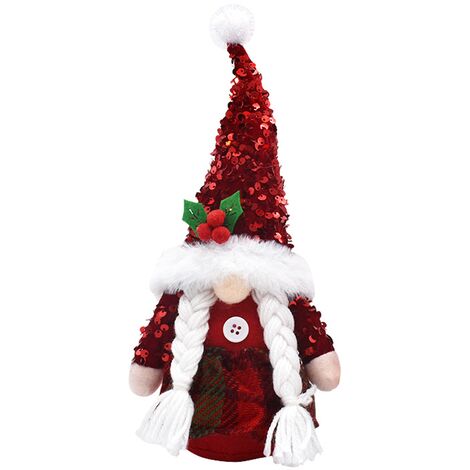 Paires de lutins de Noël de haute qualité, comme décorations d'hiver, agréables comme décorations de chambre ou cadeaux