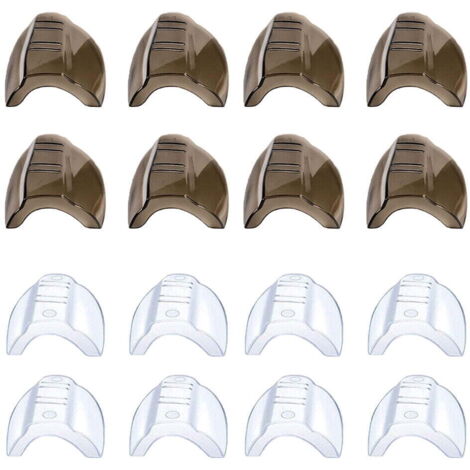 paires de protections latérales transparentes et flexibles pour lunettes de sécurité, compatibles avec les lunettes de petite et moyenne taille.