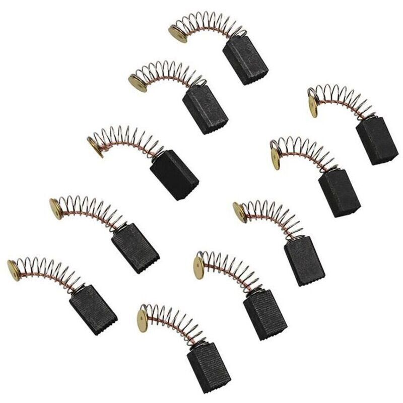 Pairs of Carbon Brushes, Universal Replacement Parts for Angle Grinders and Orbital Sanders