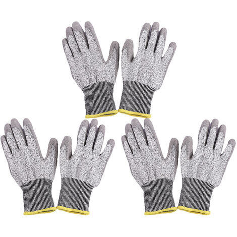 Resistant Work Gloves Anti-cut Glovesprofessional Work Glovesgardening Gloves  Men Women For Construction Handling Lumberjack Mechanics Auto 2 Pairs