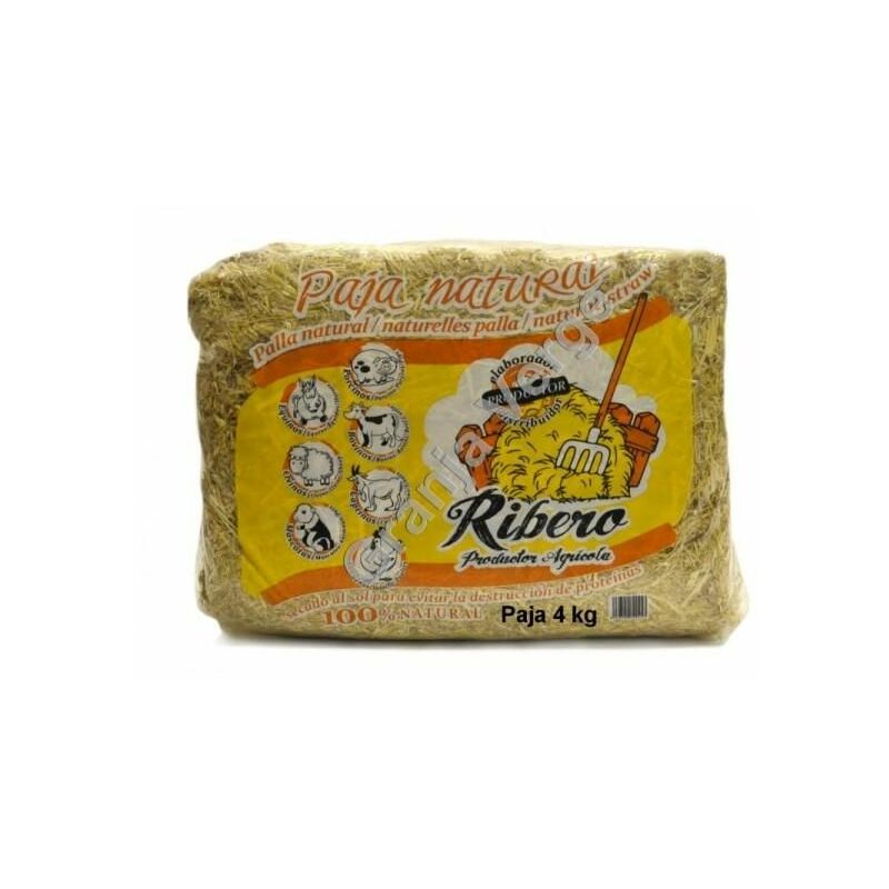 

Paja natural de avena y cebada para animales domésticos 4 kg - Ribero