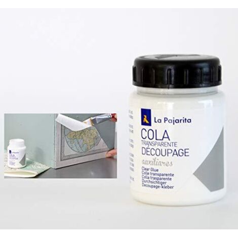 Pajarita 197716 – Colla Decoupage, 75 ml, colore: bianco