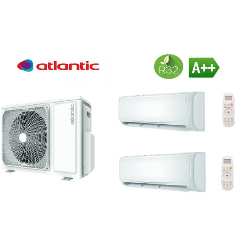 Paket Klimaanlage Bi-Split ATLANTIC 4,8 KW + 2 reversible Inneneinheiten 2,6 kW DOJO R32