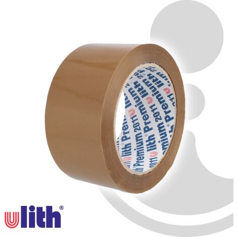 Paketklebeband Ulith-Premium 2011, braun, 50 mm x 66 m, leise abrollbar