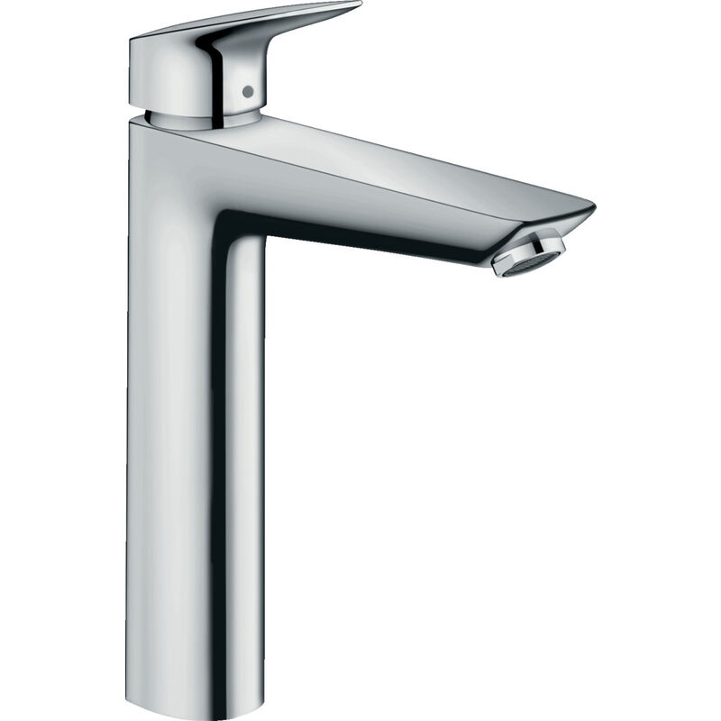 Logis 190 Single lever basin mixer, with pull-out and synthetic waste, chrome (71090000) - Hansgrohe