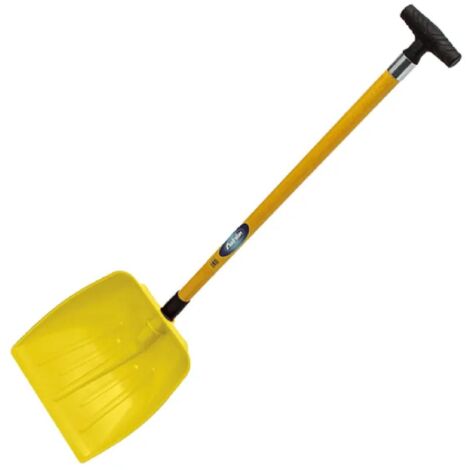 Pala a cucchiaio multiuso in polipropilene con manico e impugnatura a “T” -Manico curvo in resina - 95 cm