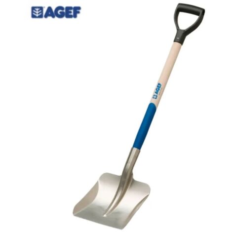 PALA AGEF PER AUTO IN ALLUMINIO CON MANICO IN FAGGIO -OFFERTA-