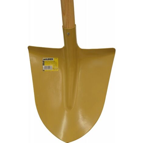 Pala Badile a Punta in Acciaio Temperato misura 290 mm con Manico 135 cm Maurer