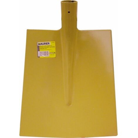 Pala Badile Quadro a Punta Quadra in acciaio Stampato N°1 misura 265x305 mm Maurer