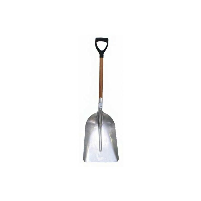 

Pala Cuadrada Aluminio | Con anilla de plastico y mango de madera