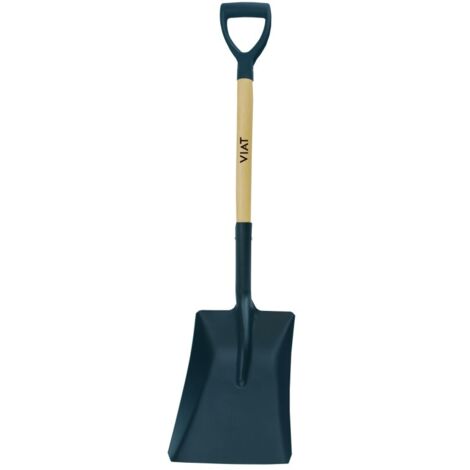 PALA CUADRADA CON MANGO DE ANILLA, PARA CAVAR Y RECOGER ESCOMBRO. VT5023A VIAT