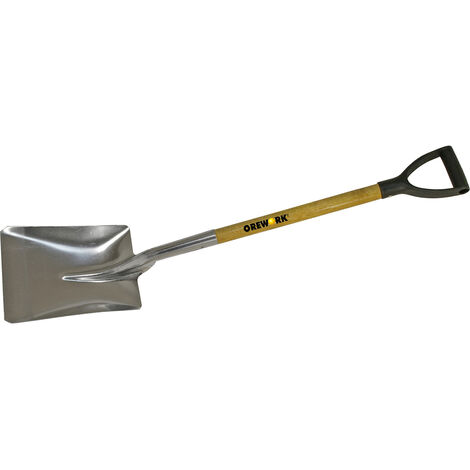 Pala cuadrada de aluminio