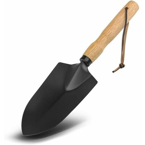 Pala da giardino in acciaio inossidabile con manico in legno Strumenti per piantare in acciaio inossidabile Strumenti per scavare Piante da trapianto portatili da taglio
