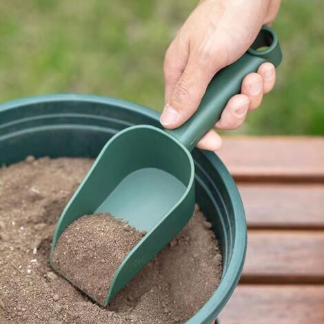Pala da giardino in plastica da 2 pezzi Pala da giardino multiuso per giardinaggio, scavo e piantagione