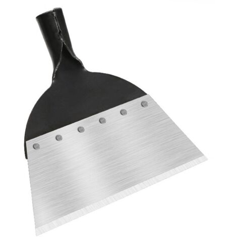 Pala de limpieza de jardín, pala multifuncional de acero para desherbar, herramienta agrícola para desherbar, plantar y cultivar (21 cm)