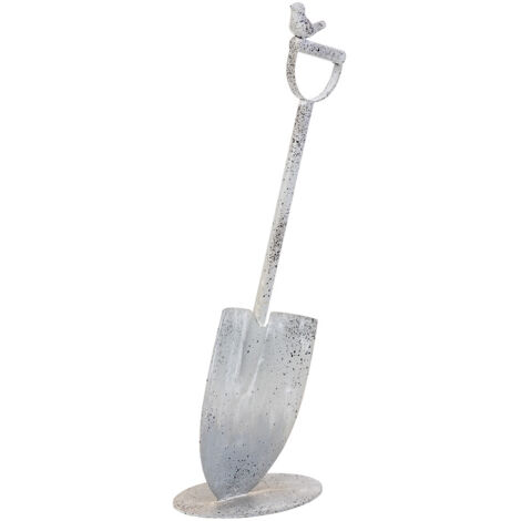 Pala de metal de decoración para jardín 22.86x12.07x55.25h cm