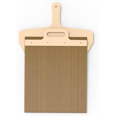Pala deslizante para pizza, antiadherente con mango de madera – Pala deslizante para pizza para facilitar el traslado – Perfecta para hornos de interior y exterior, piedra para pizza, barbacoa (Smart 