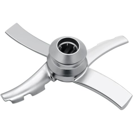 Pala di ricambio per gelatiera Ninja Creami NC300, pala di ricambio per miscelazione per Ninja NC299AMZ NC301 CN305A CN301CO, acciaio inossidabile, argento