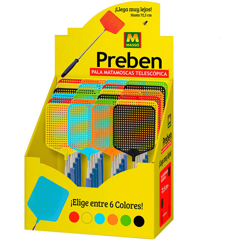 

MASSO Pala matamoscas telescópica 72cm preben 231312 massó