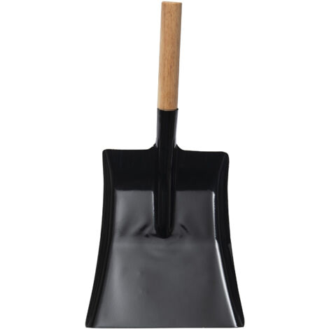 Pala para cenizas de metal con mango de madera WERKA PRO 17 cm