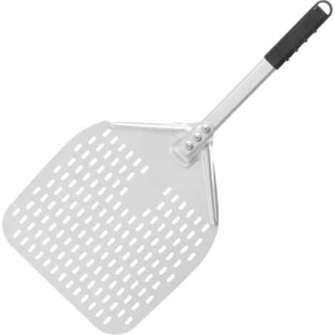 Pala para pizza con mango corto, perforada, cuadrada, 350 x 710 mm - Hendi 618066