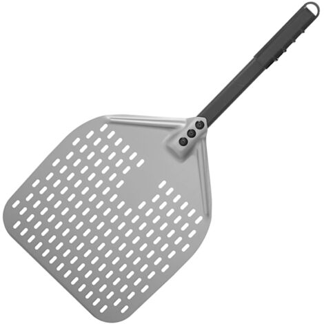 Pala para pizza con mango corto, perforada, cuadrada, 350 x 710 mm - Hendi 618080